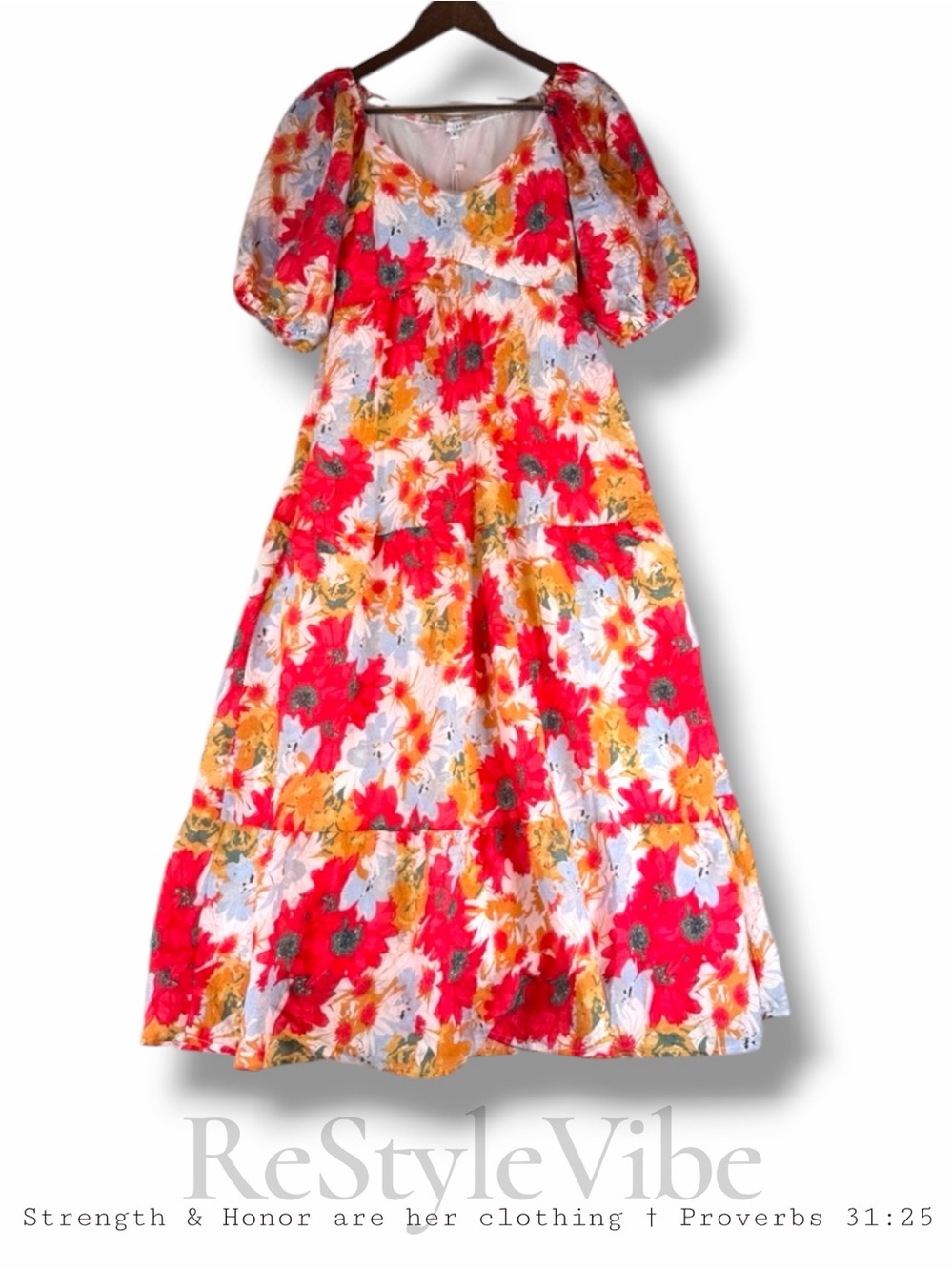 BALTIC BORN Women’s Size S Dress Midi Length NWT Floral Lined DENTON Style NEW